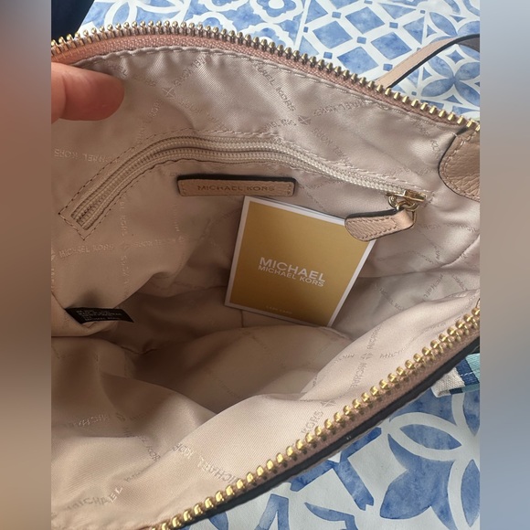 Michael Kors Light Taupe Crossbody Bag - Picture 8 of 16